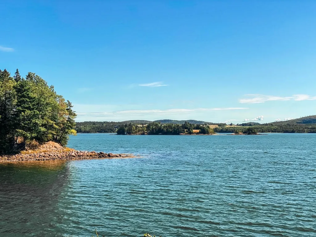 View from St. Croix Island International Historic Site