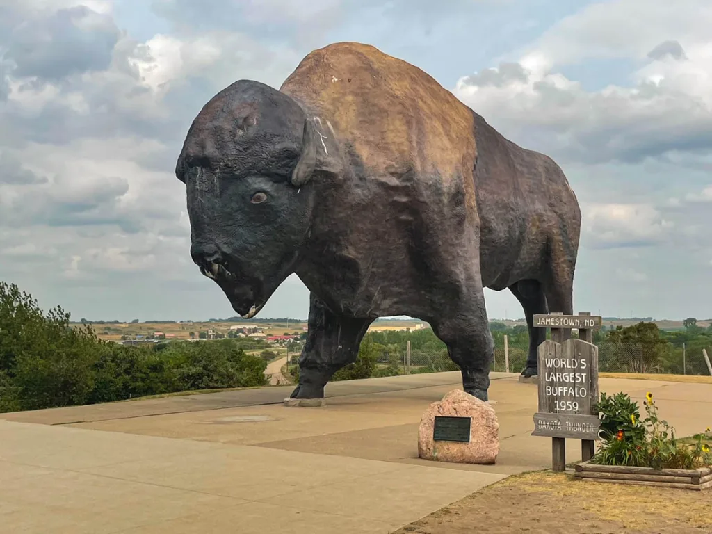 Worlds Largest Buffalo in Jamestown North Dakota