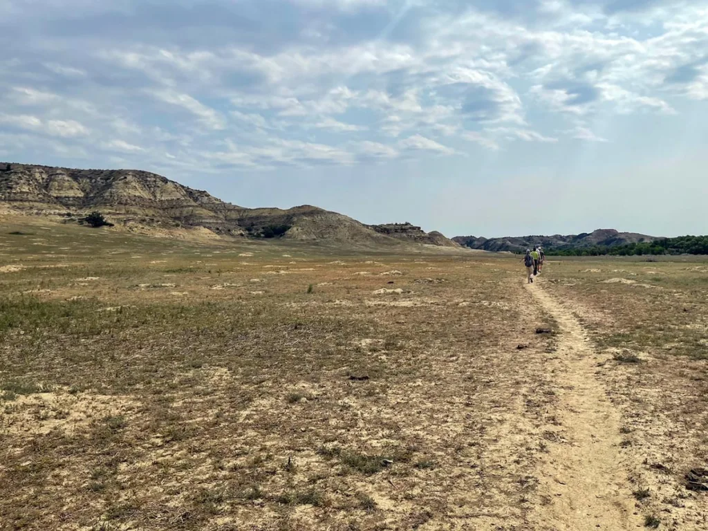 Flat Part of Maah Daah Hey Trail North Dakota