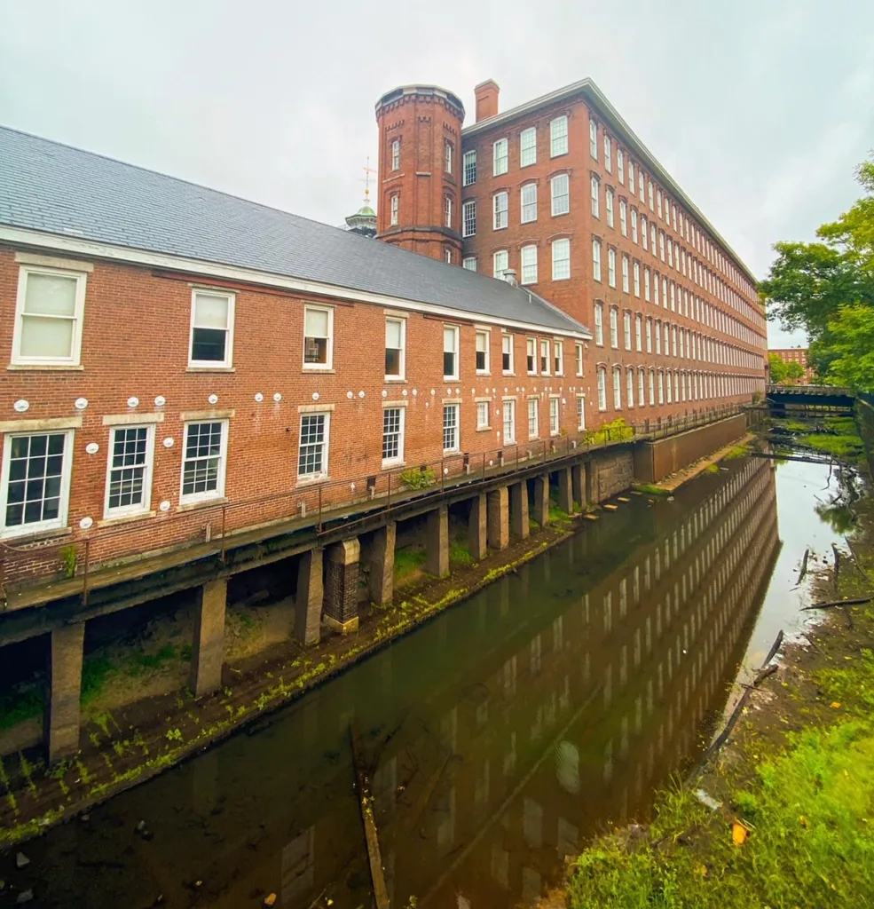 Mill Building in Lowell National Historical Park Massachusetts