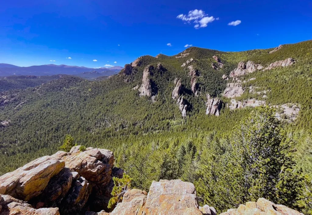 View from Overlook in Staunton State Park Colorado