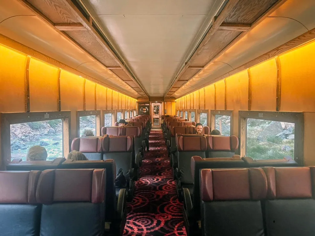 View of Coach Class in Royal Gorge Train - Canon City
