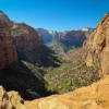 Canyon Overlook View of Canyon - Zion National Park