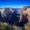 View from Observation Point in Zion National Park