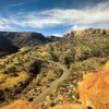 View over Canyon from Serpents Trail Colorado