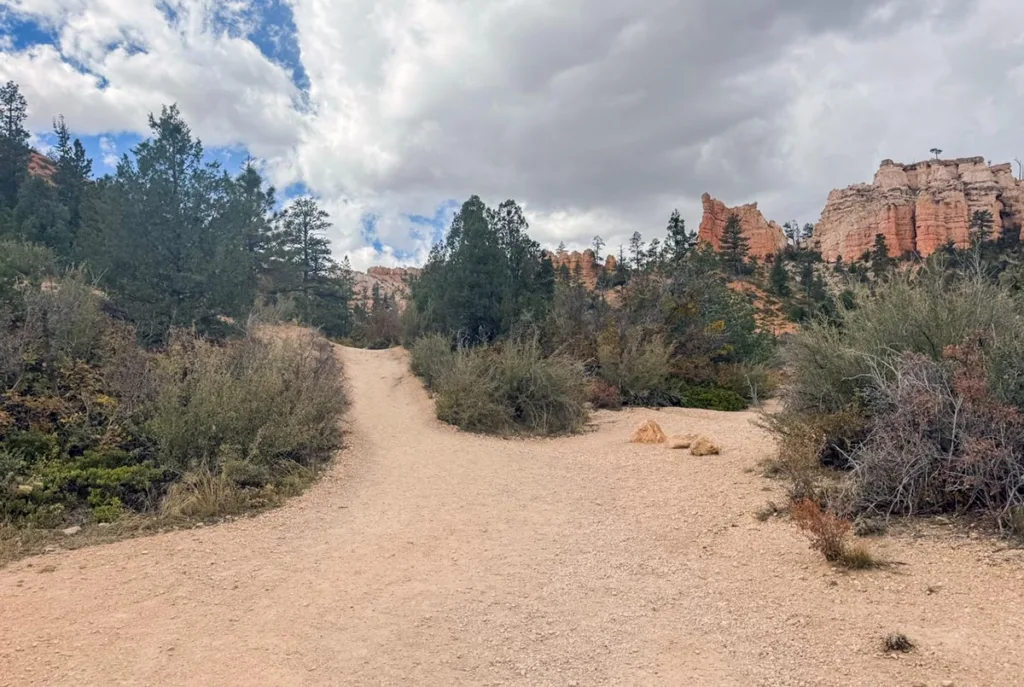 Start of Mossy Cave Trail - Bryce Canyon NP