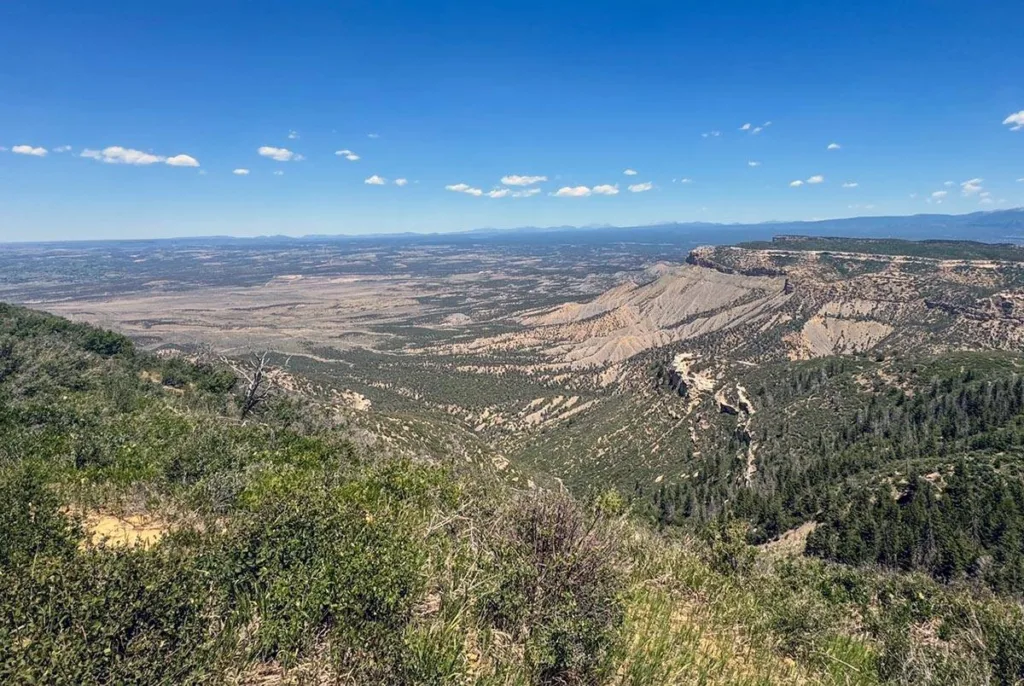 Overlook from Mesa Verde National Park Colorado