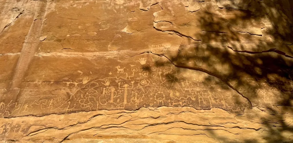 Petroglyph Panel - Petroglyph Trail - Mesa Verde National Park
