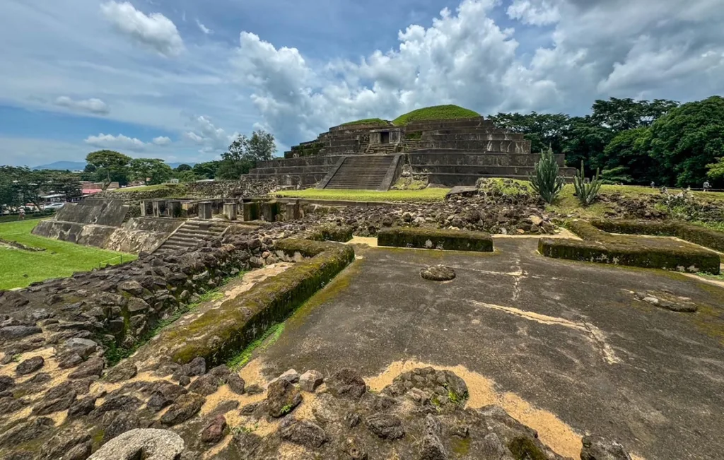 View of Pyramid - Parque Arqueológico Tazumal - El Salvador