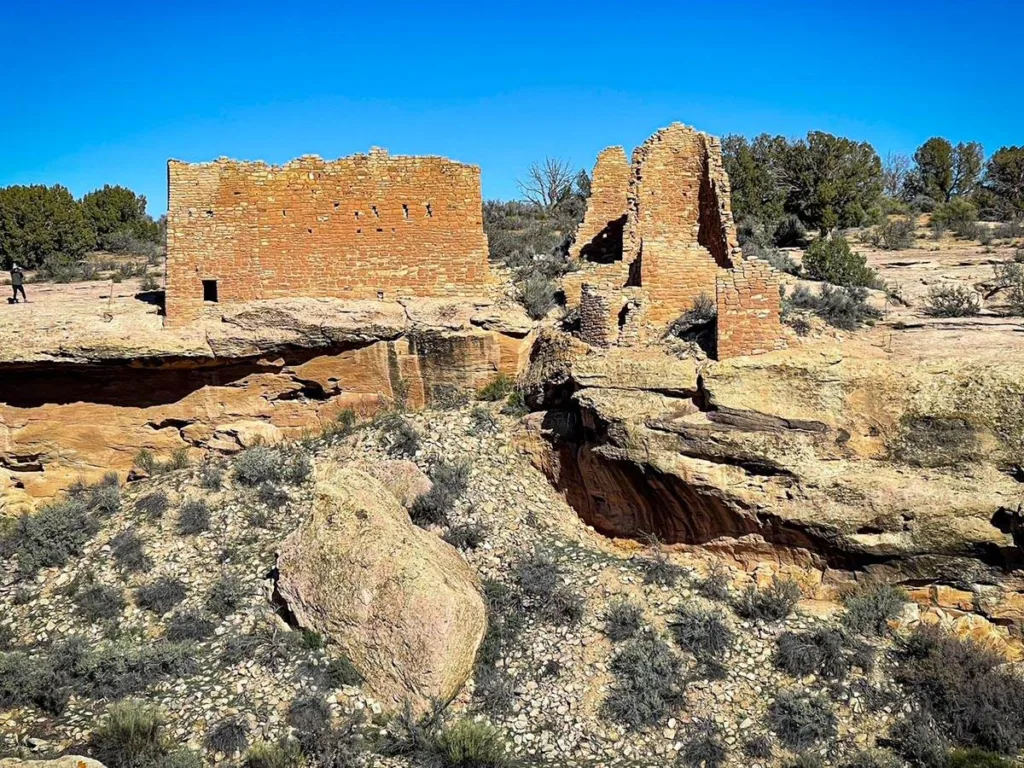 View of Ruins in Hovenweep National Monument