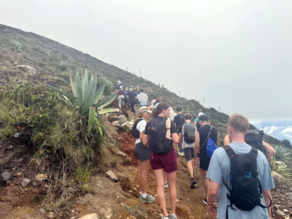 Hiking up the Santa Ana Volcano - El Salvador